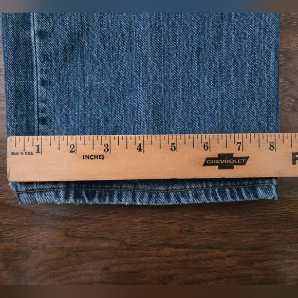 Vintage Levis 501 Jeans Mens Size 36x29 Button Fly Denim Blue Straight Leg - Picture 8 of 10